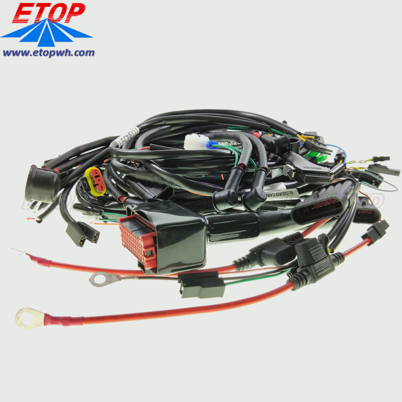 ECU Wiring Harness ndi Ampseal Connector Cable Assembly