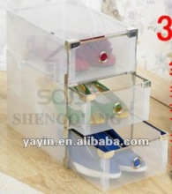Foldable PP storage shoe box