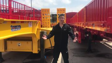 3 Axles 60tons Low Bed Lowboy Semi-trailers