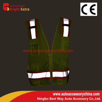 4 Pockets Safety Work Reflective Vest