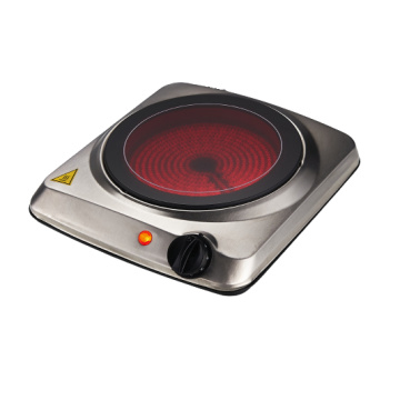 Cooktop infravermelho único de vidro cerâmico