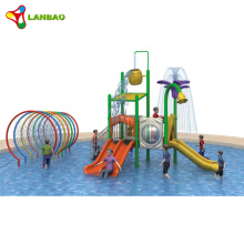 Flower-Themed Water Spray Water Slide for Children's Amusement Parks