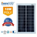 Mini techo de paneles solares de 10w en casa