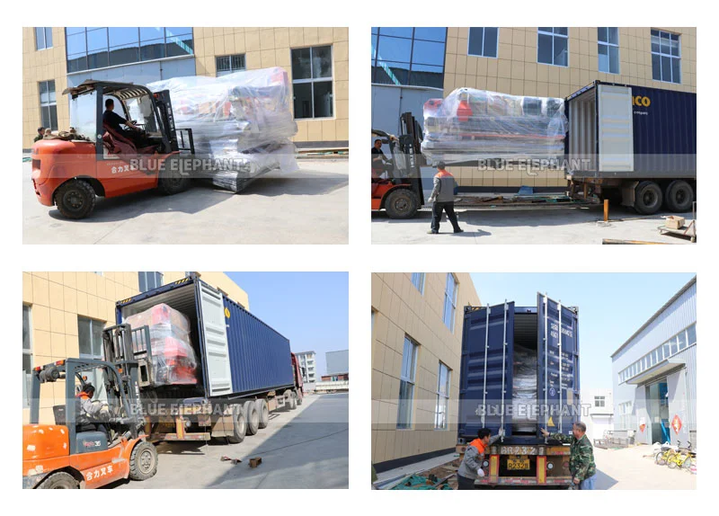 Blue Elephant New Production Line CNC Router Wood Working Automatic Loading and Unloading Nesting Machine