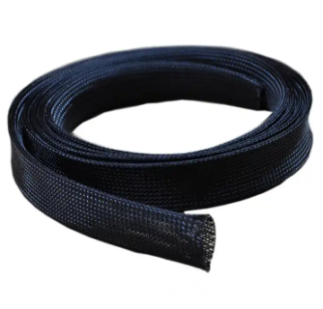 Black Cable Nylon Expandable Braided Cable Sleeve