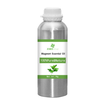 100% murni murni mugwort minyak esensial grosir curah berkualitas tinggi penyulingan ekstraktif mugwort minyak esensial untuk aromatherpy