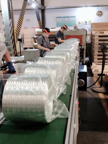 Roving filament winding fiber