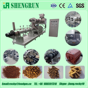floating fish feed processing line