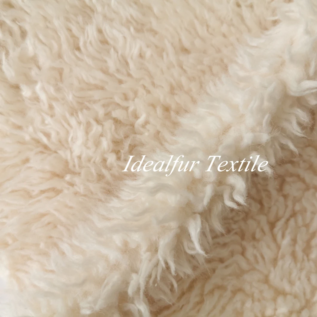 Faux Fur Sheepskin Rug Sherpa Fur Fabric for Cushion Cover