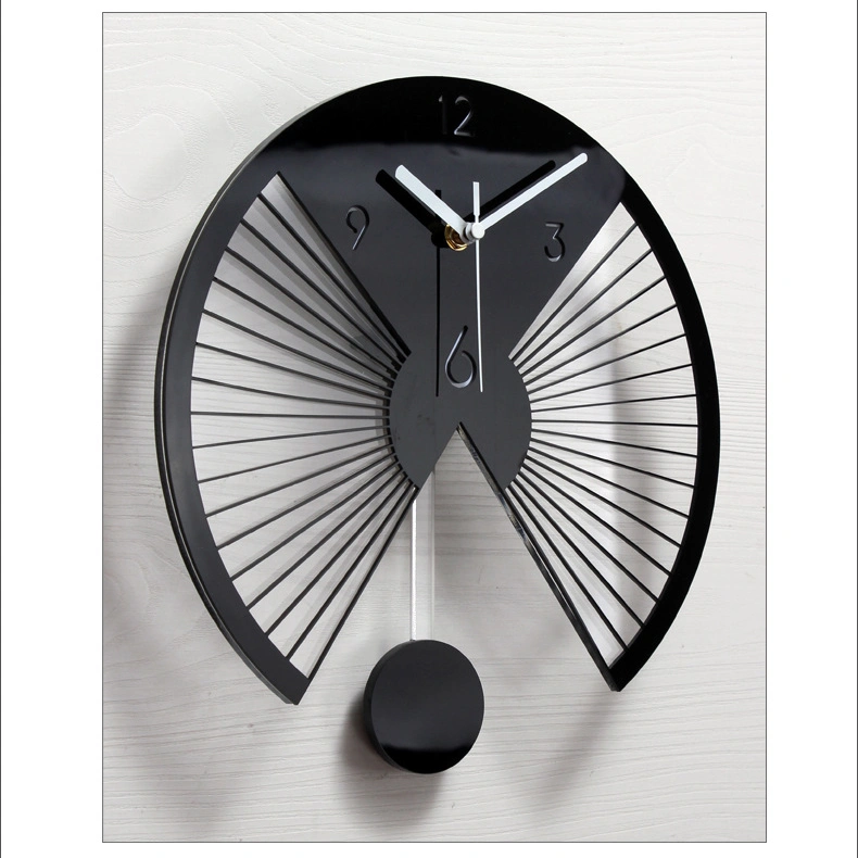 Creative Acrylic Wall Clock Organic Glass Clock for Decorative