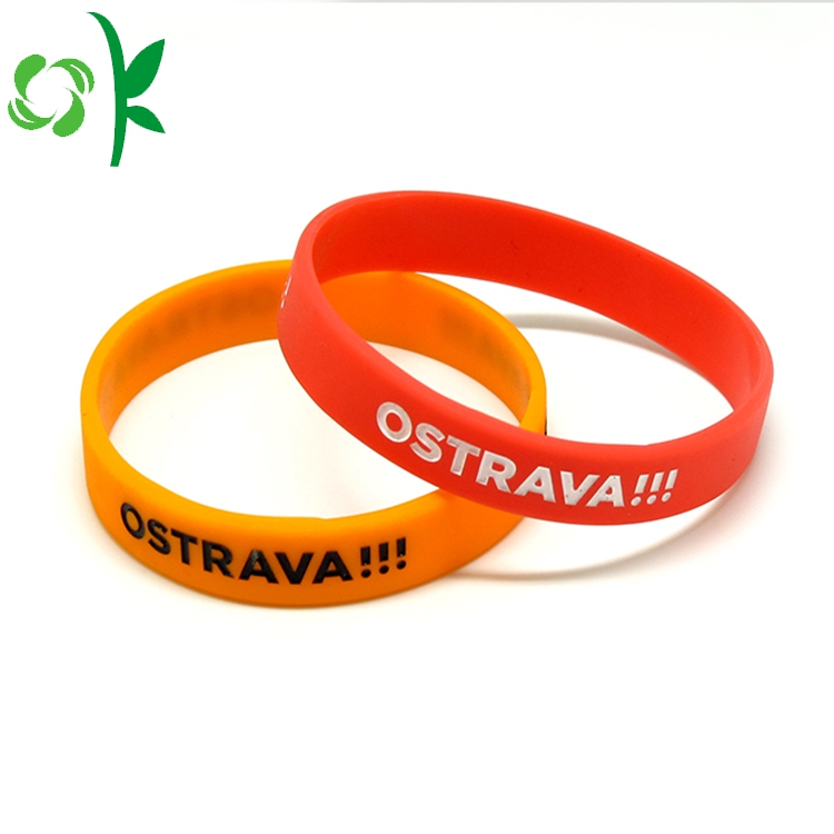 Red Silicone Printed Wristbands 6