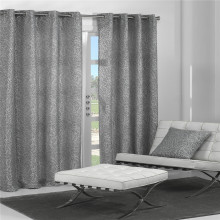 Leaf Pattern Jacquard Curtain