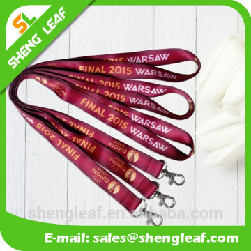 Cheap fashional printing lanyard with custom logo printed polyester lanyard