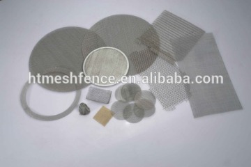 spin pack filter dia 10mm/ stainless steel wovem emsh filters /dia 15mm oil filter disc/Stamping screen Wire mesh filter