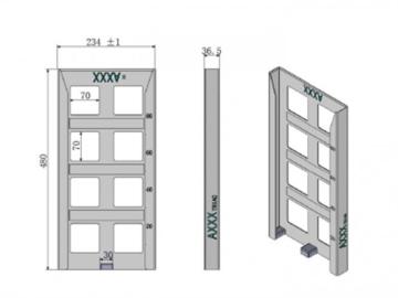 Semiconductor package hanging basket