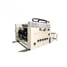 Semi automatic flexo printer slotter machine