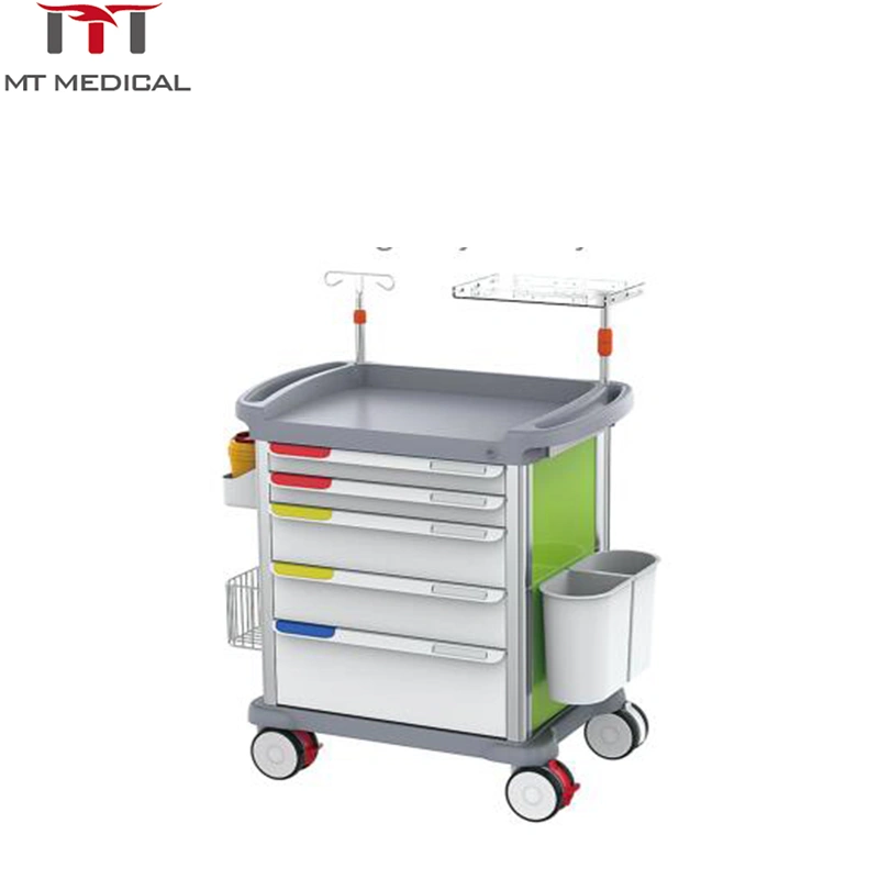 Medical Equipment Mobile Emergency Treatment Cart Trolly