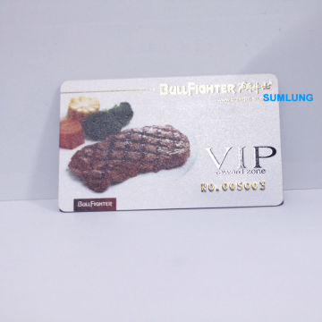 RFID 13.56MHz IC Card Printing for Restaurant Food Order Membership Management