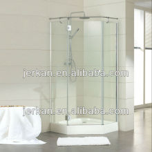 900*900 dimond shape cornor glass shower enclosure