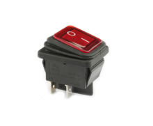 FBWPS-3122 waterproof rocker switch 16A red illuminated