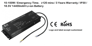 High power LED emergency power supply unit