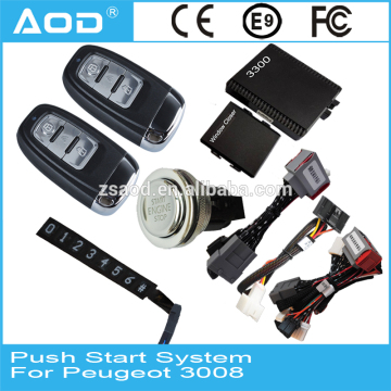For Peugeot 3008 remote start, remote engine start, Push button engine start