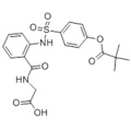 Propansäure, 2,2-Dimethyl-, 4 - [[2 - [[(Carboxymethyl) amino] carbonyl] phenyl] amino] sulfonyl] phenylester CAS 127373-66-4