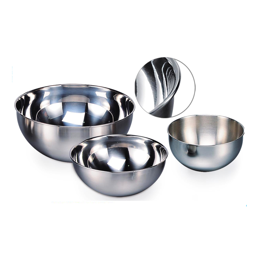 stainless steel mixing bowl