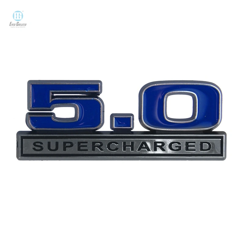 Customized Embossed Car Emblem Badge with 3m Glue Backside