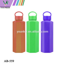Custom imprinting Hexagonal Aluminum drinking Bottle