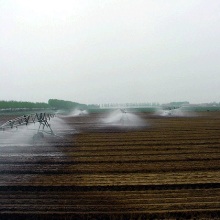 Équipé d&#39;un système d&#39;arrêt précis, peut être recyclé des terres d&#39;irrigation, diamètre d&#39;irrigation à longue arbreuse