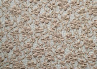 Allover Nylon Elastic Stretch Lace Fabric for Dress , Shirt