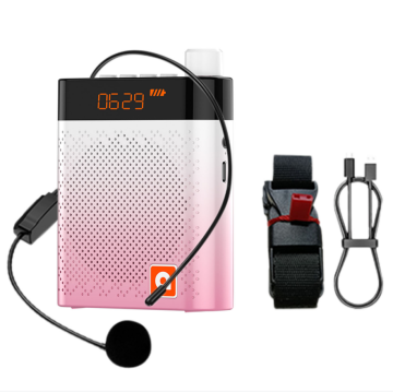 Portable Rechargeable Wireless Belt Clip Speaker Microphone