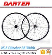 Good adaptability 28/32h toray T700 staight pull carbon bicycle wheels