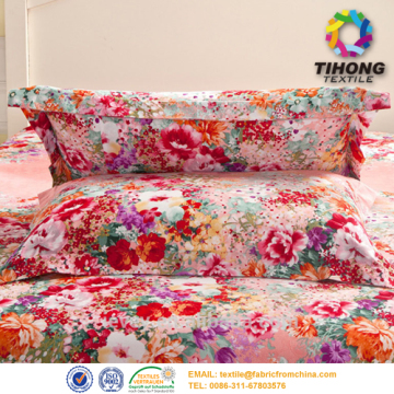 wholesale hotel printed bedding fabric