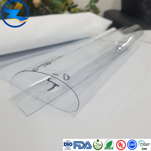 0.1-2mm super clear soft pvc sheet