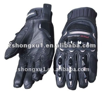 Leather Motorcycle Gloves