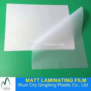 A4 Matte Finsihed Type Thermal Laminating Pouch Film For Documents