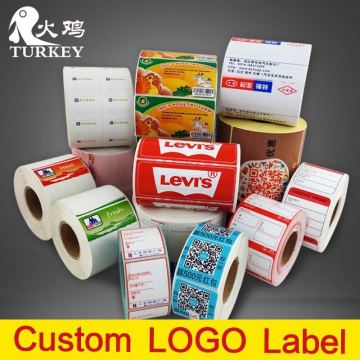 customize shelf label High quality price label roll supermarket price label