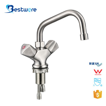 Stainless Steel Commercial Sink Kitchen Faucet
