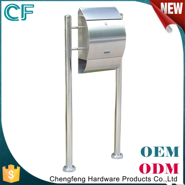 Cast Stainless Steel Standing Unique Mailboxes For Residential