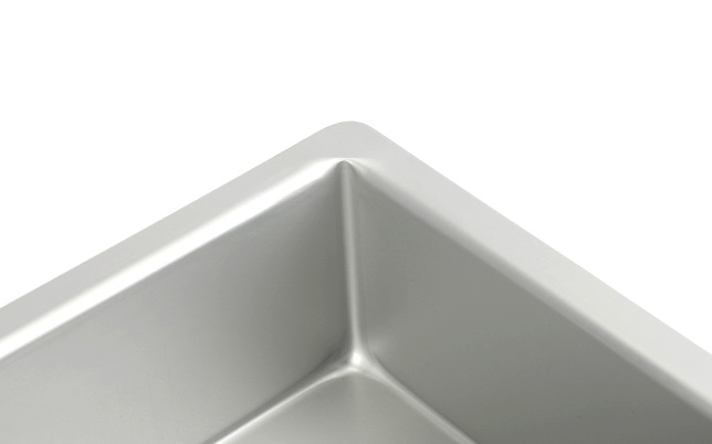 molde para pasteles cuadrado de aleación de aluminio (20) aluminium alloy square cake pan (20)