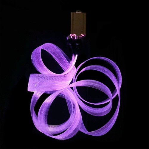 Illuminazione in fibra ottica esterna fai -da -te