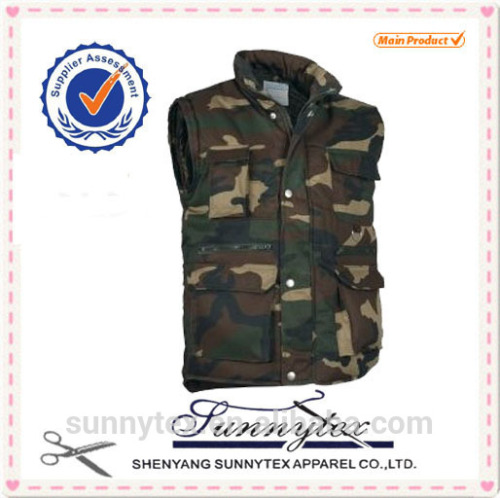 Sunnytex Winter Multipockets Camouflage Uniform Vest