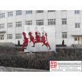 High quality Plaza Stainless Steel Sculpture