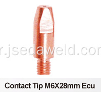 Conseils de contact M6 * 28 * 1.2mm E-cu