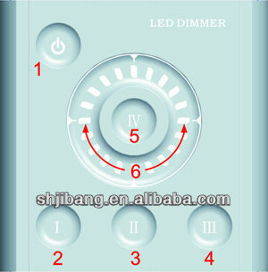 high quality touch panel dmx rgb led controller