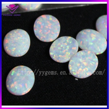 Australia opal gemstone white oval cabochon opal necklace