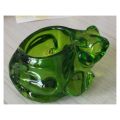 Glass Frog Votive Holder