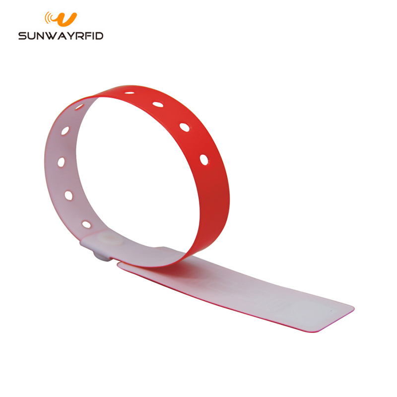 pvc boleh guna rfid gelang pvc disposable rfid wristband